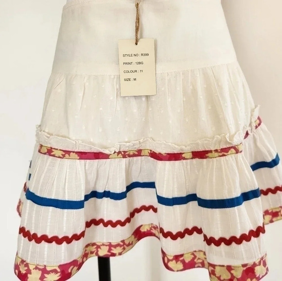NWT || RAGA || boho style mini skirt - Picture 5 of 6